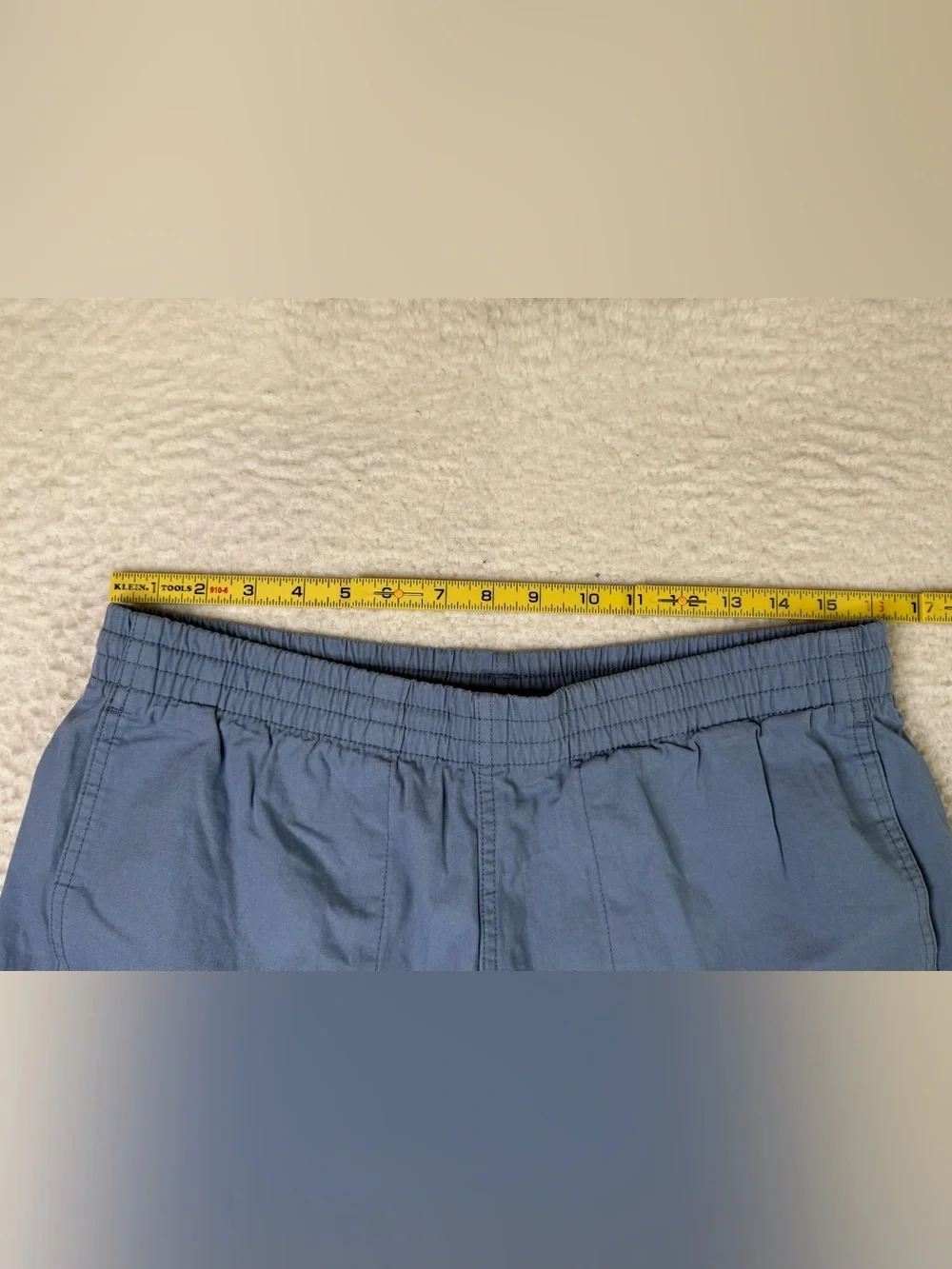 Patagonia Funhoggers Cotton Woven Shorts Blue #57145 Men's Size Medium
